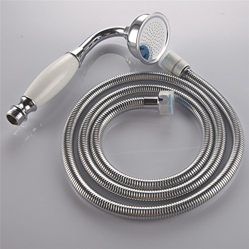 Skybath Shower Head Traditional Victorian Style Handheld Shower Sprayer and 59 Inch Hose Chrome