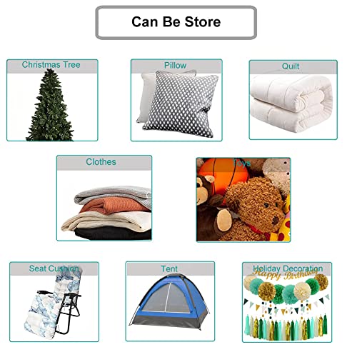 sokey Garden Cushion Storage Bag, Oxford Fabric Waterproof, Anti-UV Heavy Duty Outdoor Cushion Storage Bag,Christmas Tree Storage Bag with Carry