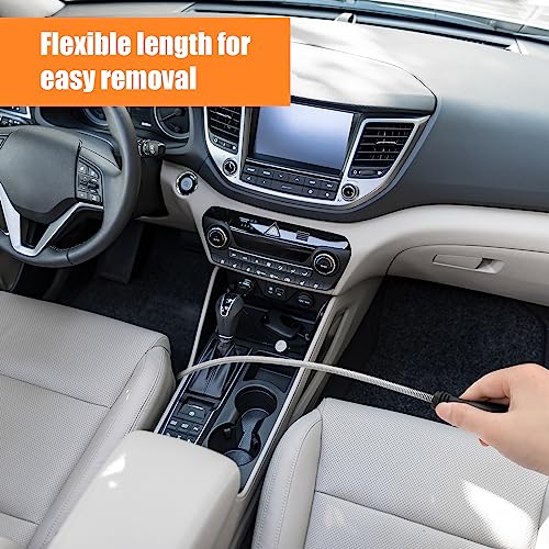 RosewineC 60 CM Flexible Pick Up Tool, Strong Magnetic Pipe Tool with 500mm Flexible Gooseneck, Portable Magnet Handheld Tool for Picking Up Smal