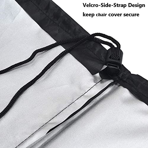Patio Chair Cover Outdoor Skyour Waterproof Single Lounge Deep Chair Sofa Furniture Protector Covers for Backyard Veranda Lawn Garden (2)