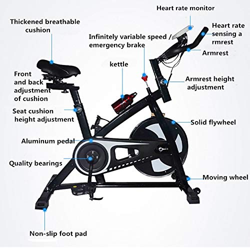 NXYJD Home Mute Sports Training Exercise Bike Weight Loss Gym Spinning Exercise Bikes Spinning Bicycle Machine Fitness Equipment