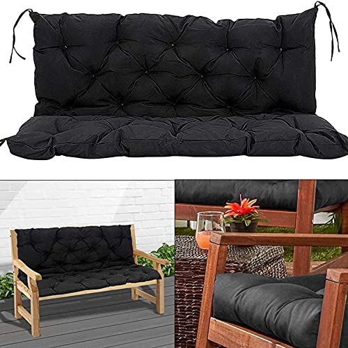 Indoor Outdoor Patio Garden Wicker Seat Bench Cushions Set Waterproof Anti UV 2 3 Seater Swing Backrest