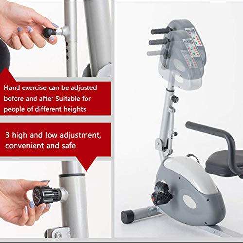 LUNEZY Electric Rehabilitation Bike Home Physiotherapy Fitness Mini Bike, Stroke Hemiplegic Training,10 Speed Adjustment ideal cardio trainer