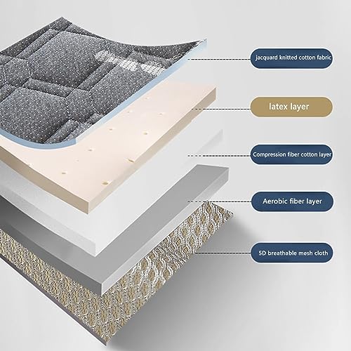 UE-MAOLU Memory Foam Mattress, Latex mattress dormitory student single bed quilt foldable mattress home sleeping mat to hit the floor, Portable F