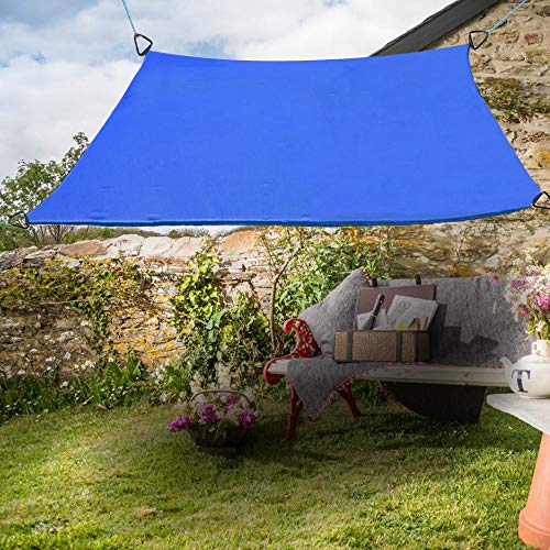 Greenbay Anti-UV Anti-UV Sun Shade Sail Outdoor Garden Patio Party Sunscreen Canopy Square Cream 4x4m