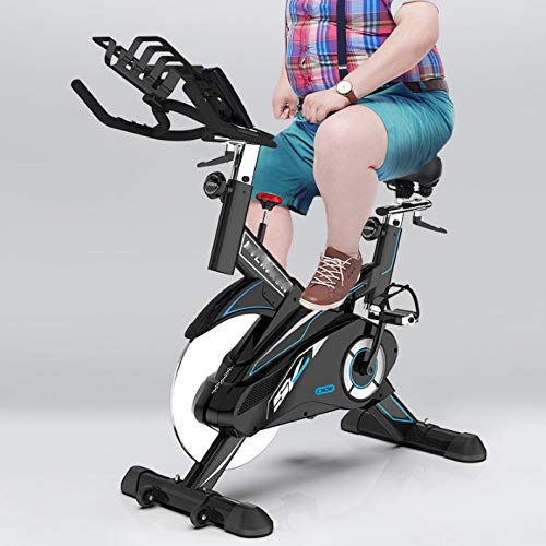 N/A Indoor Cycling Bike Trainer Belt Drive and Study Spinning Bike Fast Weight Loss Quiet Pedal Exercise Bicycle