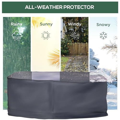 Outsunny Outdoor Garden 2 - 3 Seater Sofa Cover Furniture Set Cover