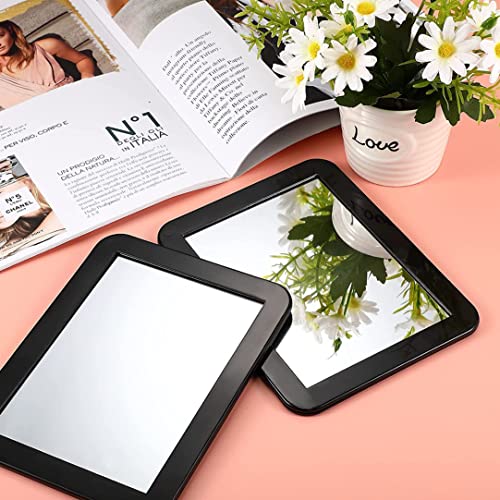 Locker Mirror, Mirror 5 ¼" x 7", Magnetic Back Sticks to Any Ferrous Metal Surface, Ideal Mirror for School Locker, Bathroom, Household Refrigera