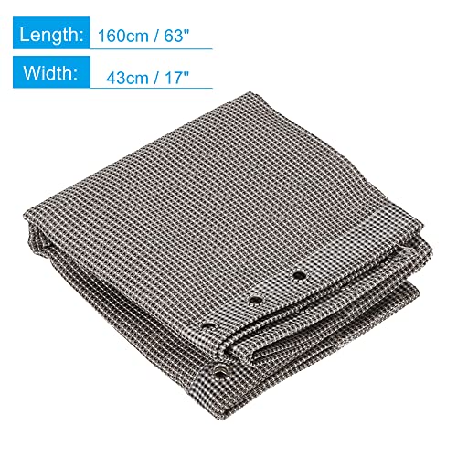 PATIKIL Gravity Chair Replacement Fabric, Anti-Gravity Chair Cloth Recliners Repair Tool Kit with with Cord Lace for Patio Outdoor, Gray