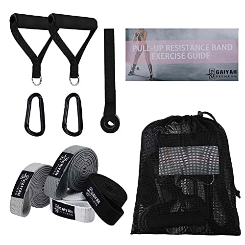 GAIYAH FITNESS Long Resistance Bands, Fabric Resistance Bands Women Exercise Bands Resistance For Women Pull Up Bands Set Stretch Bands For Exerc