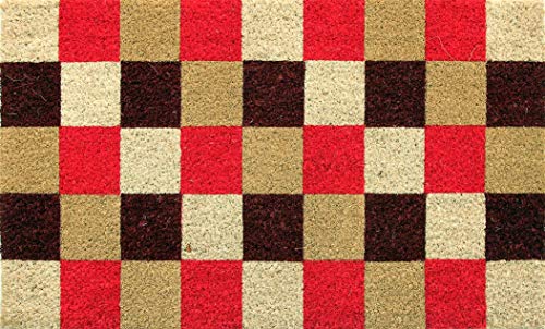 Coco&Coir Door Mat | Natural Coir | Non-Slip | Thick Coir | Premium Quality | Rubber Backed | Eco-Friendly | Indoor | Outdoor | Heavy Duty | Entr