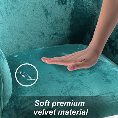 Warmiehomy Office Chair Velvet Swivel Desk Chair Height Adjustable Computer Chairs Ergonomic Office Chair With Arms Comfy Armchair For Home Offic