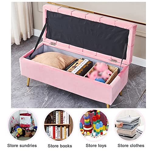 shoe storage bench ottoman Storage Benches Upholstery storage Ottoman bench, Rectangle End Of Bed Bench,Modern storage Bench Tufted Foot Rest Sto