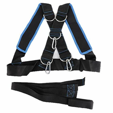 Speed Strength Training Sled Resistance Cord Set, Shoulder Harness Resistance Band Belt Sports Equipment Harness Workout Resistance Speed Trainin