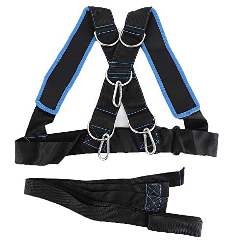 Speed Strength Training Sled Resistance Cord Set, Shoulder Harness Resistance Band Belt Sports Equipment Harness Workout Resistance Speed Trainin