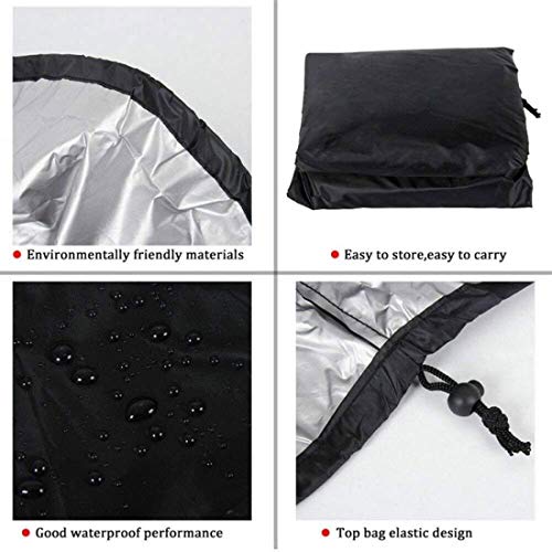 MOZX Waterproof Egg Chair Cover, 210D Oxford Fabric Heavy Duty, Egg Hanging Chair Cover with Bag, Anti-Dust Garden Furniture Cover for Indoor Out