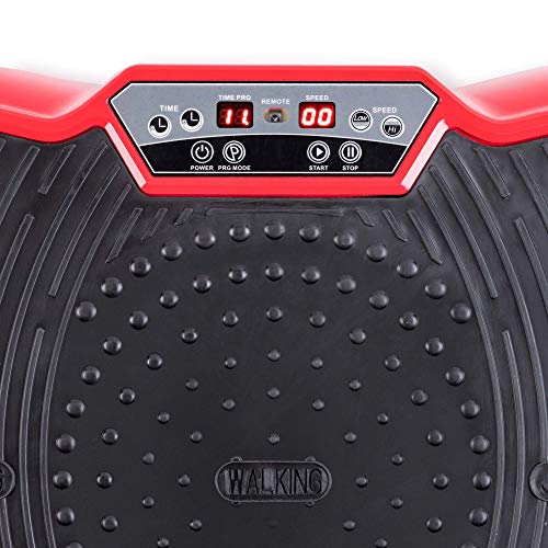 GLOBAL RELAX ZEN SHAPER® MINI vibration plate (2023 new model) - Fitness oscillating vibration platform – MP3 music – 3 exercise areas (walk-jogg