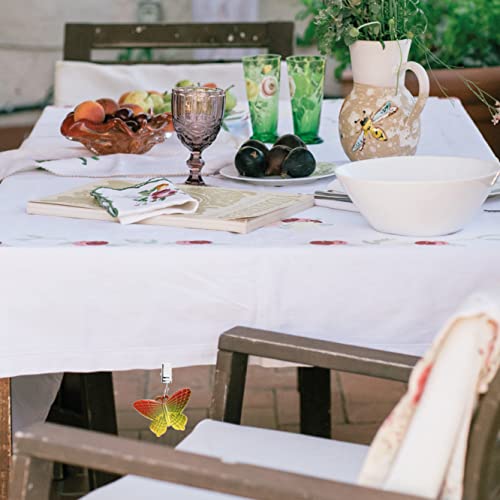 COM-FOUR® 8x tablecloth weights - tablecloth weights in the shape of dragonflies and butterflies - tablecloth clamps - approx. 35g each - tablecl