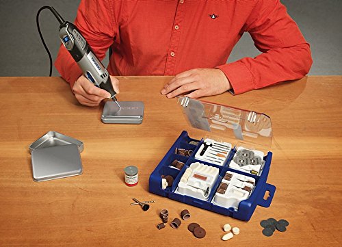 Dremel 724 EZ SpeedClic Accessory Set - 150 Rotary Tool Accessories for Cutting, Carving, Sanding, Cleaning, Grinding, Polishing, Sharpening