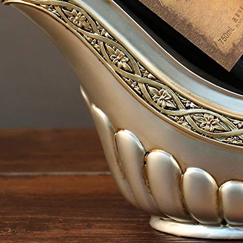 PIBM Stylish Simplicity Abstract Spoon Shape Resin Crafts Home Decoration Wine Rack Creative Bar Decoration Wine Cabinet Kitchen Living Room Gift