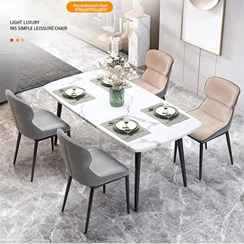Kitchen Dining Room Furniture Chairs Kitchen Dining Chairs Set Of 4,Water Proof Leather Side Chairs with Carbon Steel Frame,Kitchen Living Room L