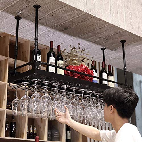 MiroDo Hanging Wine Racks Wine Glass Rack Red Wine Cup Holder Goblet Rack Bottle Rack Glass Rack Stemware Racks Vintage Style Decoration Storage