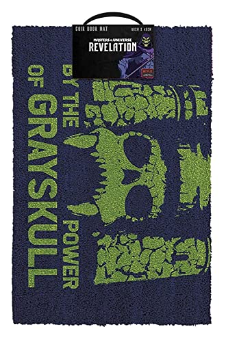 Masters of The Universe Door Mat (Power of Grayskull Design) Coir Doormat, Outside and Inside Door Mat 40cm x 60cm - Official Merchandise