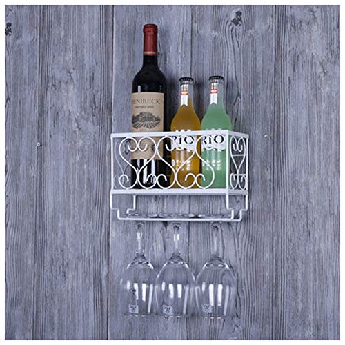 Stylish Simplicity Wall-Mounted Metal Wine Racks Stylish Simplicity Industrial Retro Stylish Simplicity Champagne Glass Wine Glasses Goblet Brack