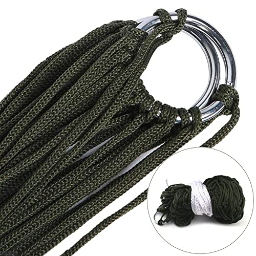 Mesh Rope Hammocks for Outside - Sleeping Hammock Nylon Camping - Hammock Large Weight Limit Swing Mesh Hammock Large Hammocks for Outside Nylon