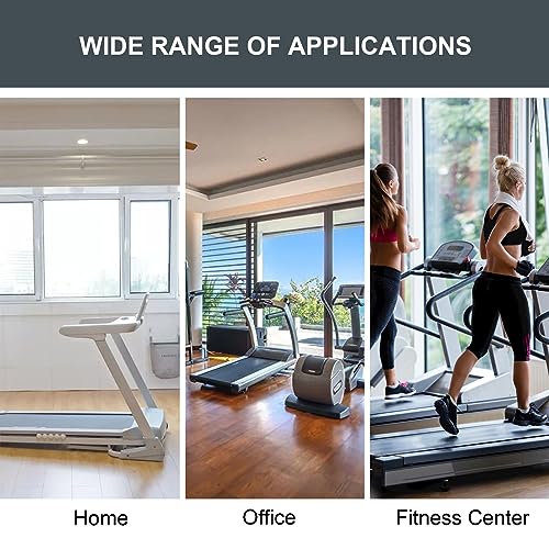 Kcgani Large Non-Folding Treadmill Cover, Dustproof Waterproof Running Machine Protective Cover with Drawstring, Water-Resistant Fitness Equipmen