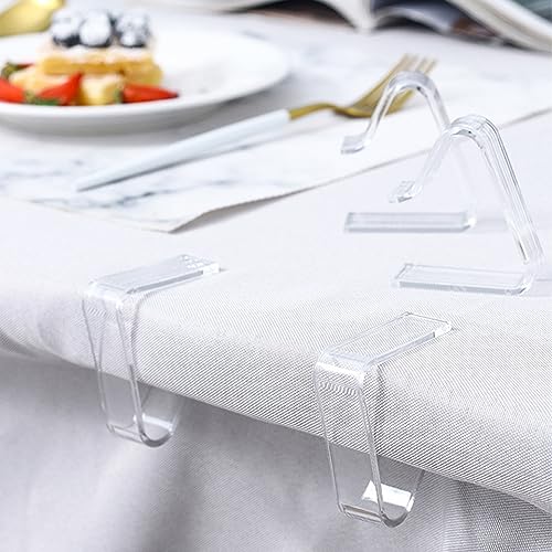 OTAIVE 24pcs Tablecloth Clips Table Cover Clamps Picnic Table Cloth Clips for Outdoor Tables Table Cloth Holders Clips for Indoor & Outdoor, Picn