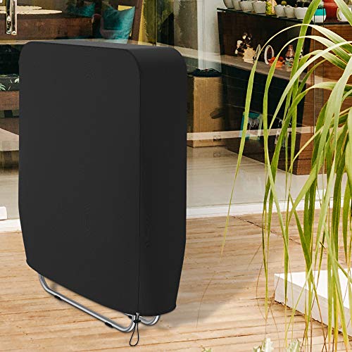sigaer Outdoor Folding Recliner Chair Cover Garden Folding Reclining Chair Cover Zero Gravity Windproof 190T Cover with Storage Bag for Home Gard