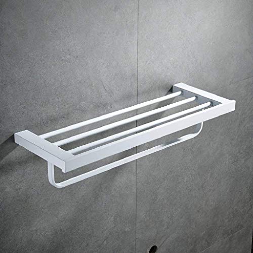 N/A Stainless Steel Towel Rack-Bath Towel Bar, Stainless Steel Towel Rack for Bathroom, Towel Holder Brushed Wall Mount