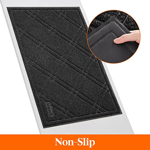 Lifewit Doormat 24 * 35inch Black