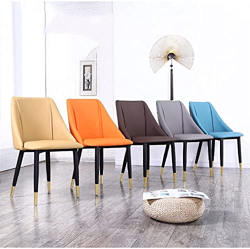 dining chair Office Reception Chairs Business Dining Chairs Set Kitchen Dining Chairs Set of 4 Matte Leather Upholstered Accent Chairs Modern Liv