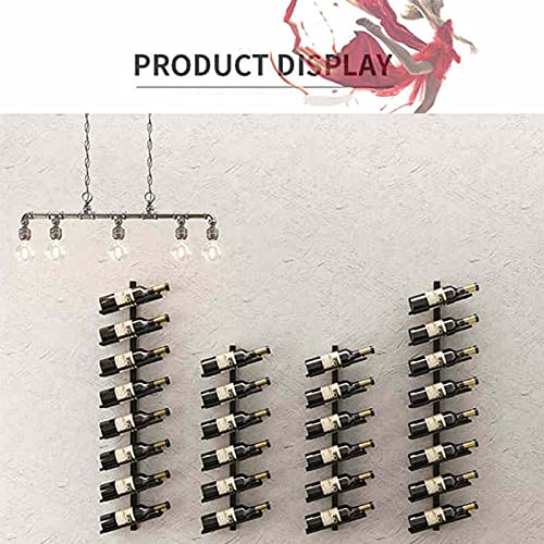 KEppd Wine Rack Wall Mounted - 6/8 Bottles Wine Rack Holder, Multipurpose Wall Mounted Organiser Storage Shelves for Bathroom Towels, Wash Clothe