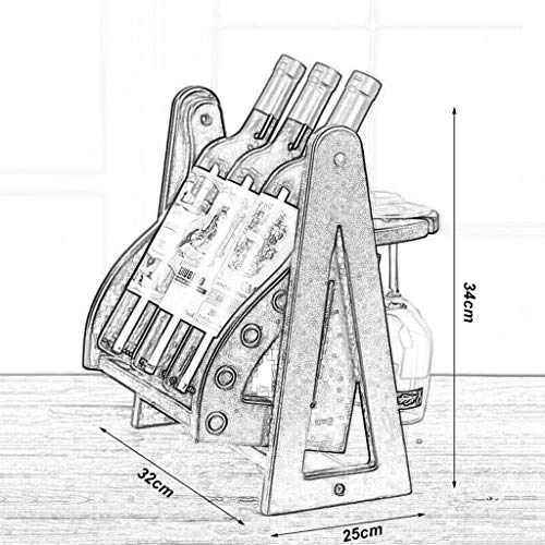 NEOCHY Wine Rack European Style Home Wine Glass Rack Homenishing Decoration Rack