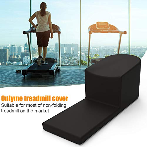 Onlyme Treadmill Cover, Waterproof Running Machines Cover for Non-Folding Home Treadmills with Zipper & Drawstring