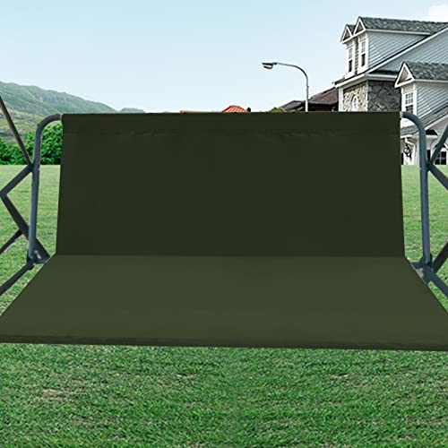 Coverify Garden Swing Seat Cover, Durable 600D Oxford Fabric Garden Swing Chair Cover Outdoor Replacement Swing Seat Cover, Universal Fit for 3-s