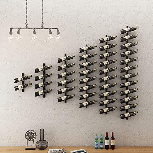 KEppd Wine Rack Wall Mounted - 6/8 Bottles Wine Rack Holder, Multipurpose Wall Mounted Organiser Storage Shelves for Bathroom Towels, Wash Clothe