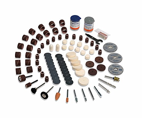 Dremel 724 EZ SpeedClic Accessory Set - 150 Rotary Tool Accessories for Cutting, Carving, Sanding, Cleaning, Grinding, Polishing, Sharpening