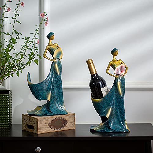 NUPTIO Wine Racks Single Bottle Wine Holder Countertop & Tabletop Holder Dining Table Centrepiece Ornaments for Living Room Kitchen Storage Rack