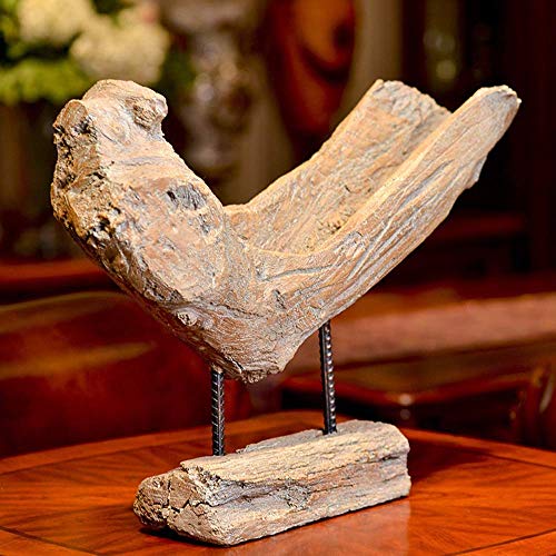 PIBM Stylish Simplicity Nordic Old Wood Stump Styling American Retro Antique Art Wedding Gift Resin Tabletop Decoration Wine Rack Porch Bar Decor