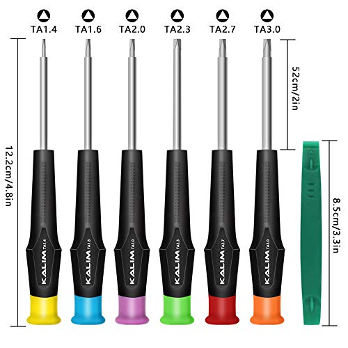 KALIM Triangle Head Screwdriver Set, 6 PCS Repair Insulation Set, Triangle Driver Set for Thomas McDonald's Toy, Suitable for Electronic Equipmen
