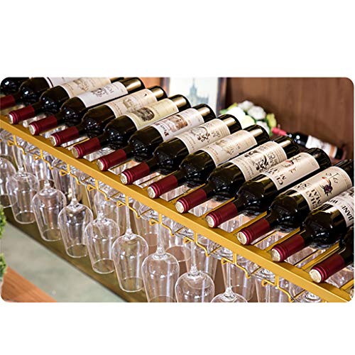 SUCHETA European Wine Rack Iron Hanging Wine Rack Upside Down Wine Glass Holder Simple And Stylish Used In Restaurants, Bars, Homes, Etc. Home De