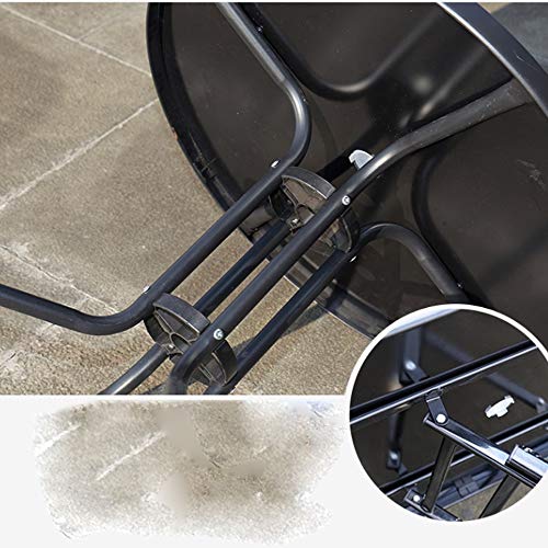 SDFGH Glass square folding table multifunctional folding table Garden Tables dining table Nordic Home Telescopic Folding Desk Small Apartment