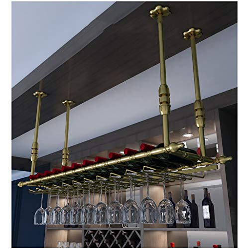 Stylish Simplicity Wine Glass Holder Vintage Wrought Iron Ceiling Stylish Simplicity Down Glass Wine Cup Holder Kitchen or Office Tableware Bottl