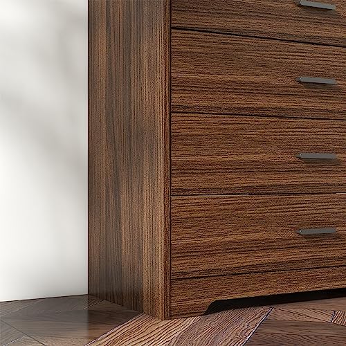 Panana Dresser for Bedroom with 5/6 Drawers, Wooden Chest of Drawers, Storage Organizer Unit Dressers for Bedroom, Living Room, Hallway, Nursery
