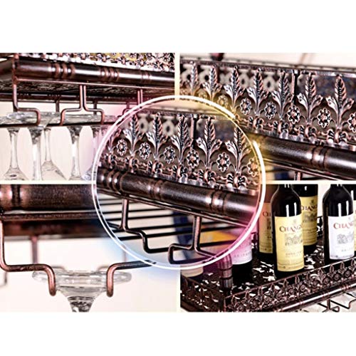 Stylish Simplicity Down Wine Rack, Vintage Wrought Iron Wine Rack, Bar Wine Rack, Creative Display Stand, Home Goblet Holder, Cabinet Bar Kitchen