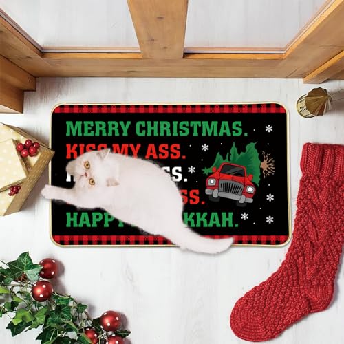National Lampoon's Christmas Vacation Gift, Funny Christmas Door Mat, Griswold Family Cousin Eddie Christmas Vacation Merchandise, Cute Christmas